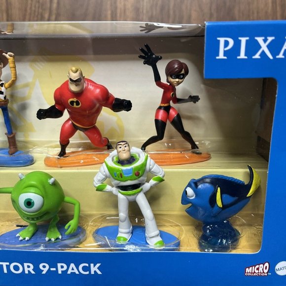 Disney/Pixar Monsters Inc/Toy Story/Collector 9-Pack New Micro Action Figures. - Picture 3 of 8